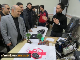 بازدید دکتر صالحی عمران از دانشکده شهید شمسی پور