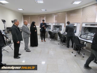 بازدید دکتر صالحی عمران از دانشکده شهید شمسی پور