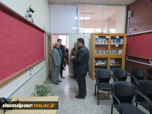 بازدید دکتر صالحی عمران از دانشکده شهید شمسی پور