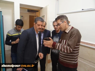 دکتر زمانی معاون اداری و مالی دانشگاه فنی و حرفه ای
از دانشکده شهید شمسی پور تهران بازدید کرد 2