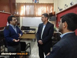 دکتر زمانی معاون اداری و مالی دانشگاه فنی و حرفه ای
از دانشکده شهید شمسی پور تهران بازدید کرد 7