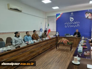 اولین نشست انجمن علمی دانشجویی گروه مهندسی کامپیوتر دانشکده شهید شمسی پور با رئیس دانشکده برگزار شد .  2