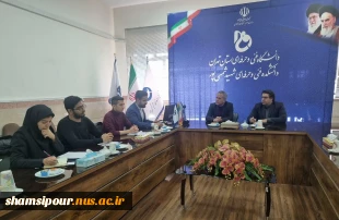 نشست هم اندیشی نماینده منتخب انجمن های علمی دانشجویی با رئیس دانشکده شهید شمسی پور  3