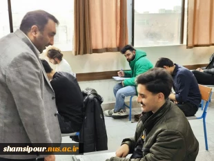 بازدید سرزده مدیرکل آموزش دانشگاه ملی مهارت از روند برگزاری آزمون‌های پایان نیم‌سال مهر ۱۴۰۳ در دانشکده 5