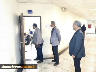 بازدید سرزده مدیرکل آموزش دانشگاه ملی مهارت از روند برگزاری آزمون‌های پایان نیم‌سال مهر ۱۴۰۳ در دانشکده 7