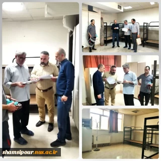 بازدید معاون فرهنگی و دانشجویی از خوابگاه دانشجویی