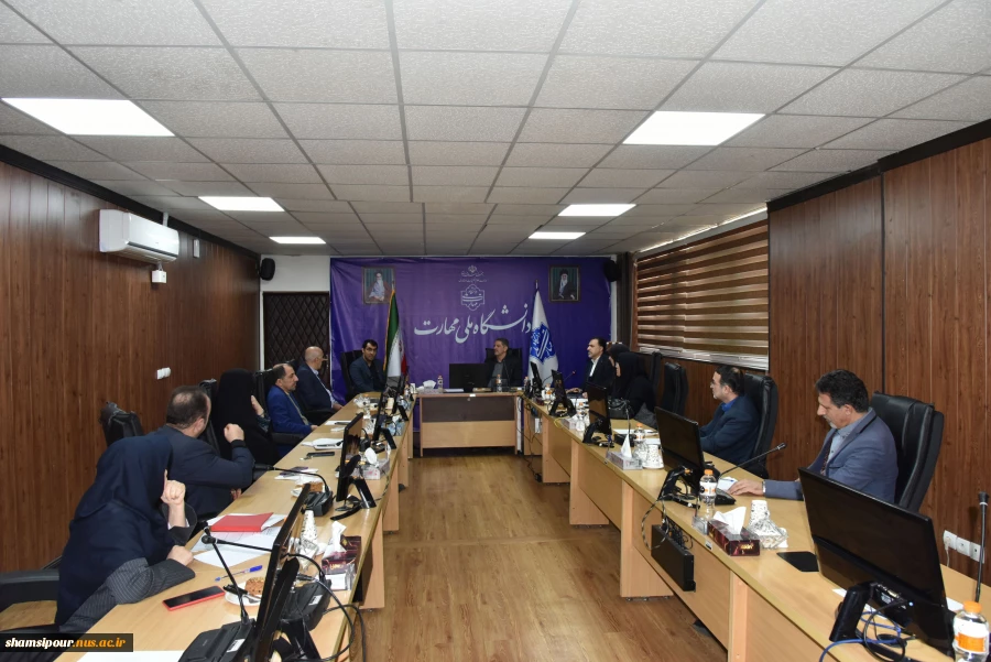 دومین جلسه شورای برنامه‌ریزی آموزشی و درسی دانشگاه ملی مهارت با حضور ریاست دانشگاه برگزار شد 6