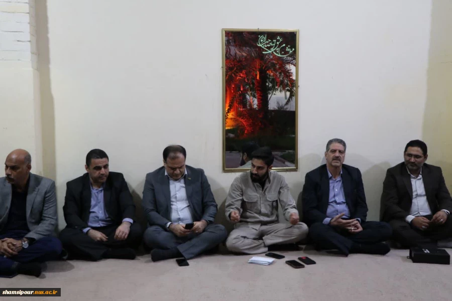 بازدید رئیس دانشگاه ملی مهارت و هیئت همراه از اردوی معنوی راهیان نور دانشجویان و موقعیت شهید دانیال رضازاده در خرمشهر 5