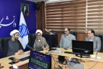 با حضور حجت‌الاسلام و المسلمین دکتر مصطفی رستمی، دکتر زمانی و اعضای هیئت رئیسه دانشگاه برگزار شد:
مراسم معارفه مسئول نهاد نمایندگی مقام معظم رهبری در دانشگاه ملی مهارت 17
