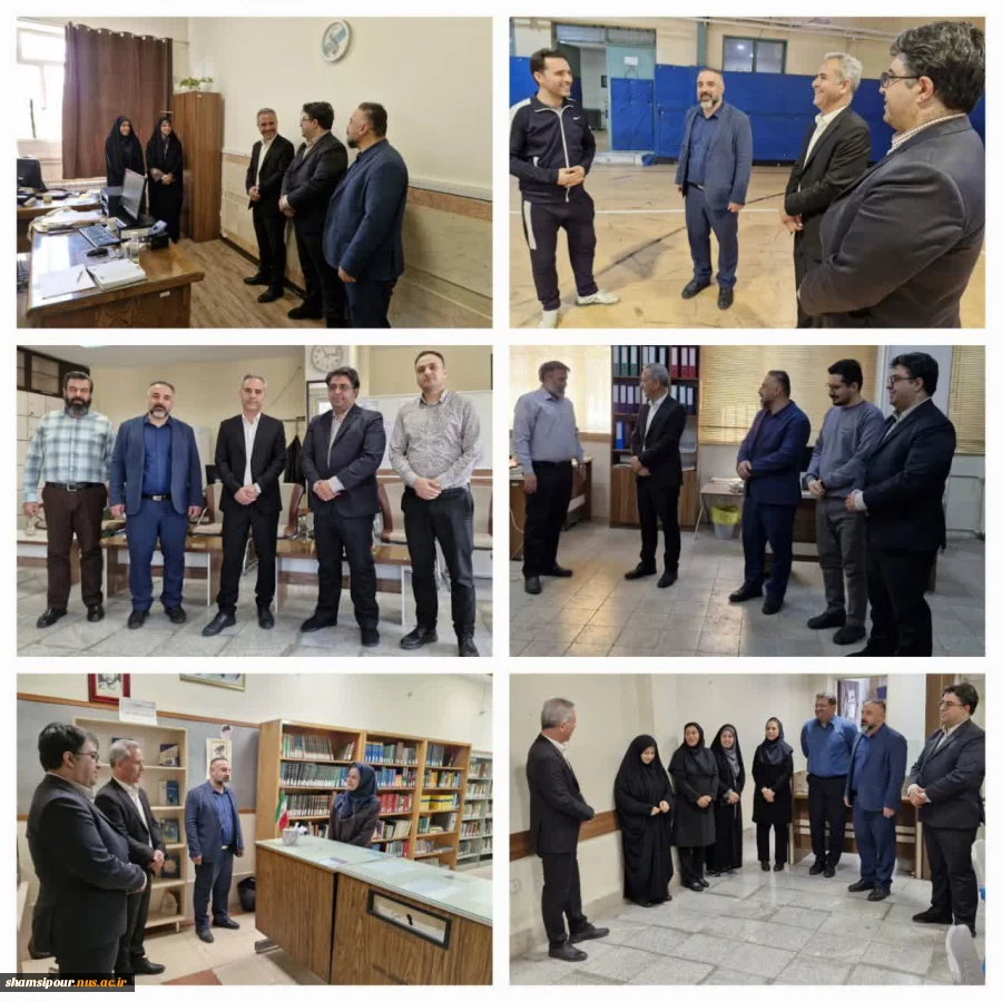 دیدار نوروزی رئیس دانشکده شهید شمسی پور با کارکنان و مدیران دانشکده   2