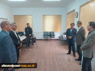 بازدید مدیر کل و معاون دفتر مرکزی حراست دانشگاه ملی مهارت از دانشکده شهید شمسی پور در آستانه سال جدید  6