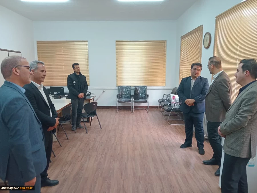 بازدید مدیر کل و معاون دفتر مرکزی حراست دانشگاه ملی مهارت از دانشکده شهید شمسی پور در آستانه سال جدید  6