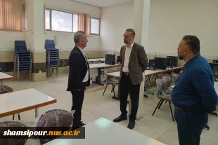 بازدید مدیر کل و معاون دفتر مرکزی حراست دانشگاه ملی مهارت از دانشکده شهید شمسی پور در آستانه سال جدید  8