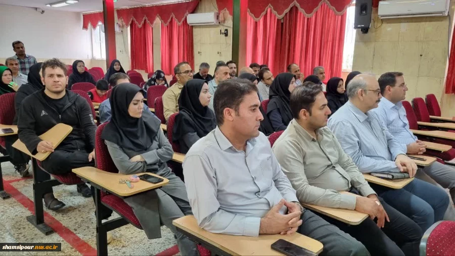 برگزاری کارگاه آموزشی ضمن خدمت توانمندسازی همکاران دانشکده شهید شمسی پور با عنوان "کمک‌های اولیه و CPR "با همکاری جمعیت هلال احمر منطقه هفت تهران  5