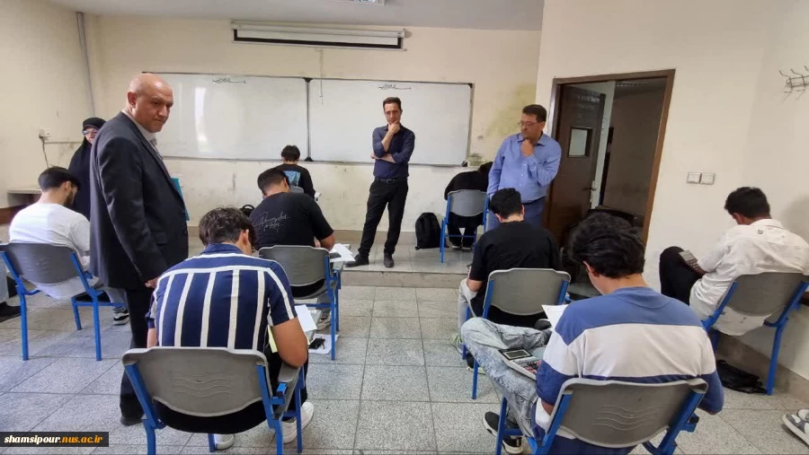 بازدید مسئولان نظارت و ارزیابی و تضمین کیفیت دانشگاه ملی مهارت از روند برگزاری امتحانی پایان ترم تحصیلی ۰۳۲ دانشکده شهید شمسی پور 11