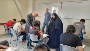 بازدید مسئولان نظارت و ارزیابی و تضمین کیفیت دانشگاه ملی مهارت از روند برگزاری امتحانی پایان ترم تحصیلی ۰۳۲ دانشکده شهید شمسی پور 20