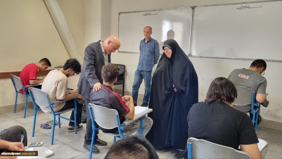 بازدید مسئولان نظارت و ارزیابی و تضمین کیفیت دانشگاه ملی مهارت از روند برگزاری امتحانی پایان ترم تحصیلی ۰۳۲ دانشکده شهید شمسی پور 20