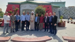 تجدید میثاق با آرمان‌های شهدا و عطرافشانی مزار شهدای گمنام  4