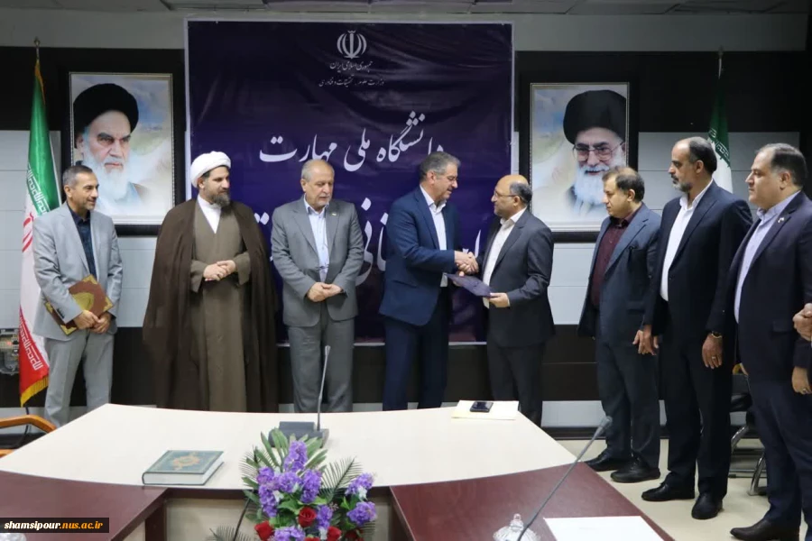 با حضور رئیس دانشگاه ملی مهارت صورت گرفت؛
آیین تکریم رئیس پیشین و معارفه سرپرست جدید آموزشکده پسران شهیدچمران اهواز_واحداستانی خوزستان 2