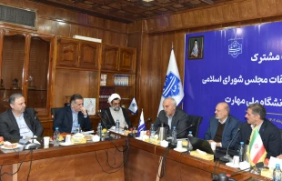 نشست مشترک اعضای کمیسیون آموزش و تحقیقات مجلس شورای اسلامی و هیئت رئیسه دانشگاه ملی مهارت/ حمایت کمیسیون از دانشگاه ملی مهارت برای عضویت در شورای عالی آموزش و تربیت فنی، حرفه‌ای و مهارتی 8