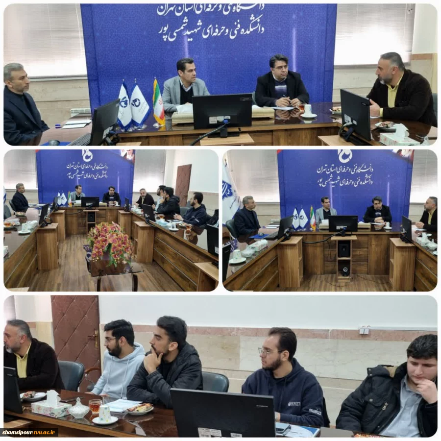 برگزاری نشست هم‌اندیشی دانشجویان انجمن علمی کامپیوتر با رئیس دانشکده شهید شمسی‌پور  2