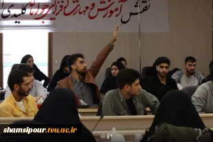 بازدید انجمن علمی دانشکده شمسی‌پور از برنامه‌های انجمن علمی دانشکده شریعتی 2