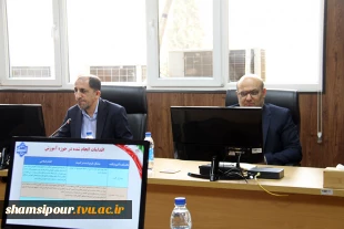 برگزاری اولین جلسه ارائه گزارش اعضای کمیته راهبری با حضور آقای دکتر زمانی رئیس دانشگاه 5