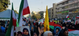 حضور هیئت رئیسه و کارکنان سازمان مرکزی دانشگاه ملی مهارت در راهپیمایی ۲۲ دی‌ماه 4