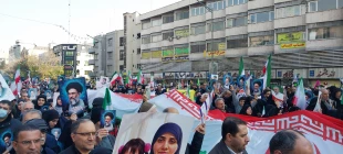 حضور هیئت رئیسه و کارکنان سازمان مرکزی دانشگاه ملی مهارت در راهپیمایی ۲۲ دی‌ماه 6