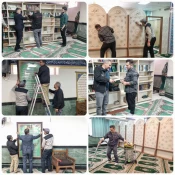 مراسم غبارروبی نمازخانه دانشکده شهید شمسی پور 2