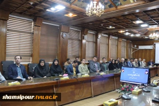 با حضور معاون آموزشی، معاون فرهنگی و دانشجویی و مسئول نهاد مقام معظم رهبری(مدظله) در دانشگاه ملی مهارت کشور؛
 مراسم تکریم و معارفه سرپرست دانشگاه ملی مهارت واحد استانی تهران و دانشکده فنی انقلاب اسلامی برگزار شد 8