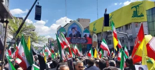 حضور بسیج کارکنان دانشگاه ملی مهارت همراه با بسیج کارکنان وزارت علوم در مراسم گرامیداشت اربعین امام شهید امت 5