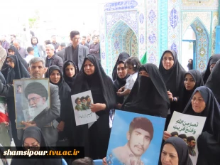 حضور پر شور دانشگاهیان دانشگاه ملی مهارت در آیین چهلمین روز شهادت رهبر شهید، قائد امت، همگام با مردم سراسر کشور 24