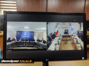 جلسه برخط رئیس دانشگاه ملی مهارت با نماینده‌های کارمندان در استان‌های خراسان رضوی، فارس، گیلان، سمنان و مازندران 3