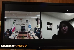 جلسه برخط رئیس دانشگاه ملی مهارت با نماینده‌های کارمندان در استان‌های خراسان رضوی، فارس، گیلان، سمنان و مازندران 7