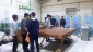 بازدید مهندس هوشیاری به همراه معاون دانشجویی و فرهنگی از کارگاه شیشه بری دانشجویان جهادگر دانشکده شهید شمسی پو 15