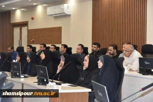 نشست رئیس و هیئت رئیسه دانشگاه با کارکنان سازمان مرکزی به مناسبت سال نو 7