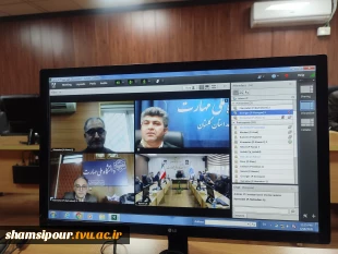 سومین جلسه برخط رئیس دانشگاه ملی مهارت با نماینده‌های کارمندان ۲۱ واحد استانی 6