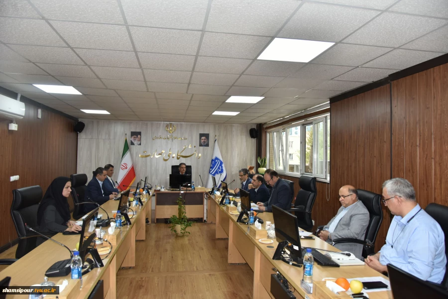 برگزاری جلسه نقش‌آفرینی دانشگاه در بازسازی و تاب‌آوری اجتماعی پس از جنگ تحمیلی رمضان 2