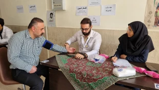 طرح غربالگری سلامت در دانشکده؛ سنجش فشار خون، قند خون و توزیع ویتامین D در هفته سلامت 1405 12