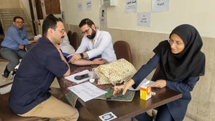 طرح غربالگری سلامت در دانشکده؛ سنجش فشار خون، قند خون و توزیع ویتامین D در هفته سلامت 1405 19