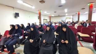 آیین تجدید میثاق با خانواده‌های شهدای والا مقام جنگ رمضان به مناسبت  بزرگداشت روز شهدای خدمت در دانشکده شهید شمسی پور 11