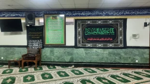 سیاه‌پوشی دانشکده شهید شمسی‌پور در آستانه ماه محرم 2