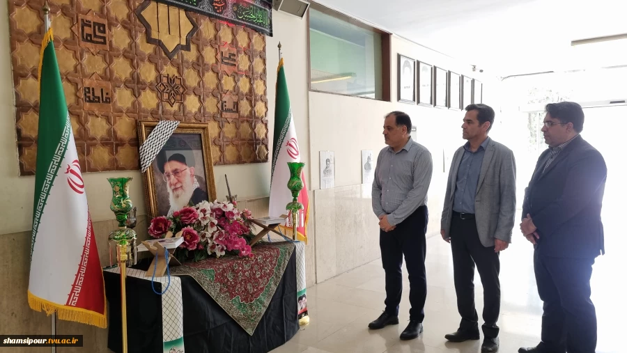 بازدید مدیرکل حوزه ریاست، روابط عمومی و هماهنگی امور مجلس و استان‌ها از روند برگزاری آزمون جذب هیأت علمی و ظرفیت‌های پژوهشی دانشکده شهید شمسی‌پور 8