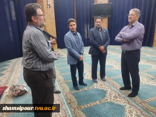 بازدید میدانی دکتر زمانی از روند آماده‌سازی مراکز جهت میزبانی از زائران مراسم وداع و تشییع رهبر شهید 2