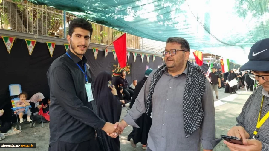 برپایی موکب خدمت‌رسانی دانشگاهیان دانشگاه ملی مهارت در مسیر وداع با رهبر شهید 6