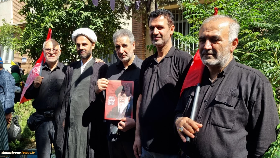 میزبانی دانشکده ملی مهارت شهید شمسی‌پور از میهمانان مراسم وداع و تشییع رهبر شهید انقلاب اسلامی 12