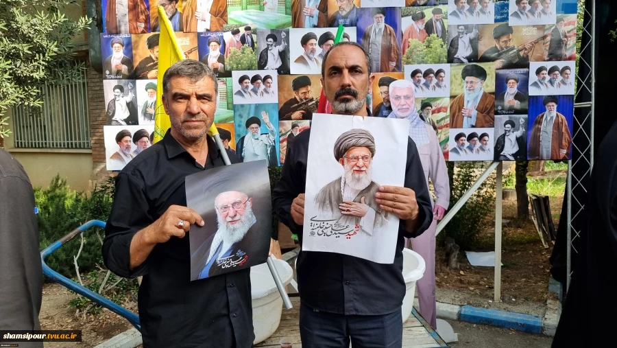 میزبانی دانشکده ملی مهارت شهید شمسی‌پور از میهمانان مراسم وداع و تشییع رهبر شهید انقلاب اسلامی 13