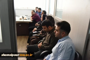 حضور رئیس دانشگاه ملی مهارت در اداره پشتیبانی و دیدار با کارکنان 3