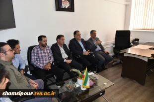 حضور رئیس دانشگاه ملی مهارت در اداره پشتیبانی و دیدار با کارکنان 4